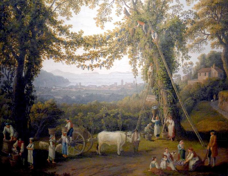 Jacob Philipp Hackert Vendanges dautrefois ou Lautomne china oil painting image